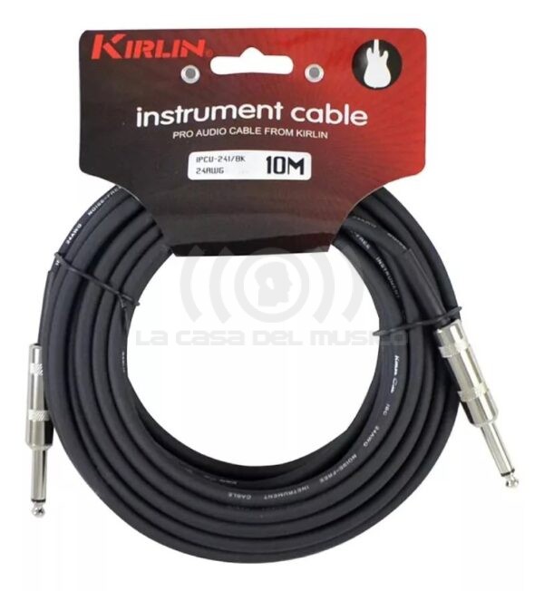 Cable de Instrumento 10 Mts. Conectores Metalicos IPCV-241-10 Kirlin