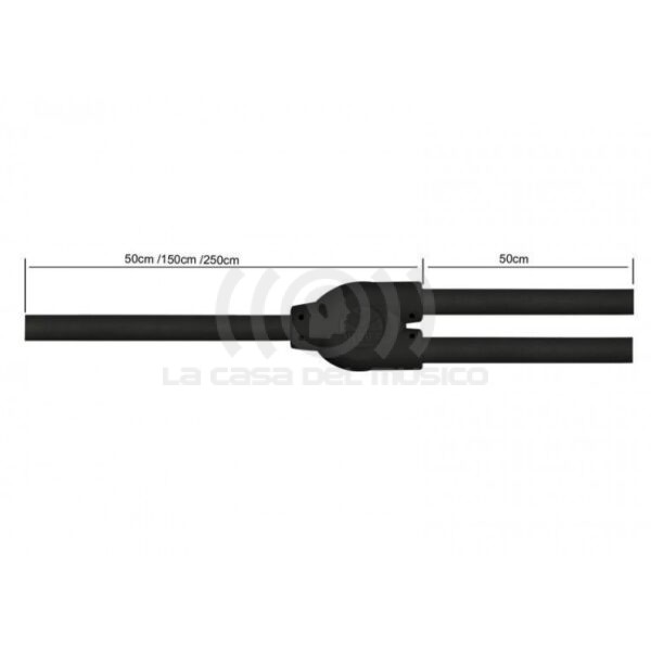 Kirlin USB C a 2 plug 6,3 mono 3 metros.