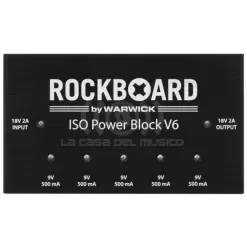 Fuente de poder Rockboard ISO Power Block V6 - 6 pedales