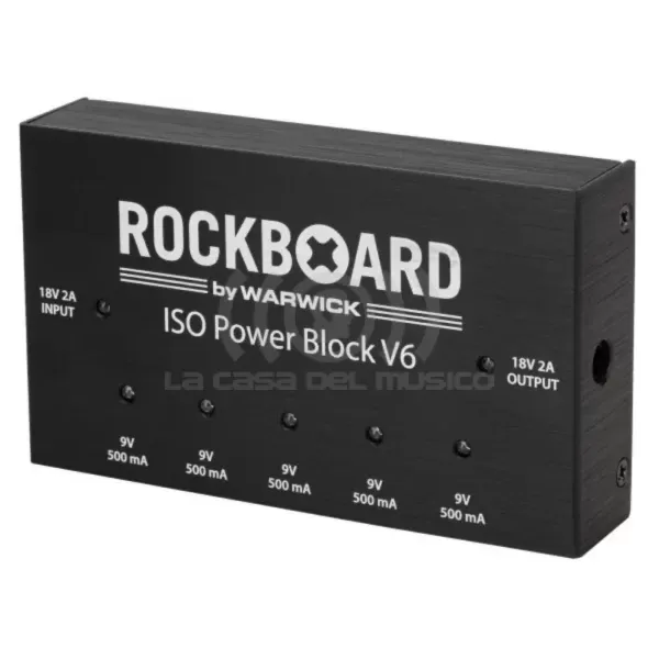 Fuente de poder Rockboard ISO Power Block V6 – 6 pedales