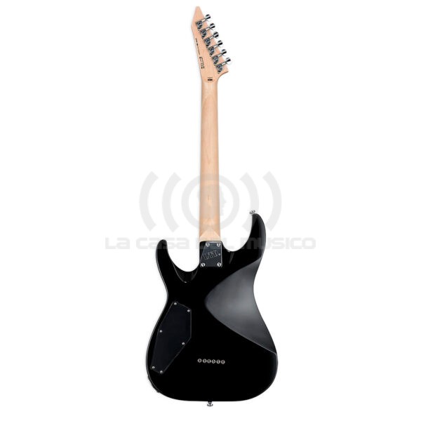 LTD Guitarra Eléctrica Superstrato MH-10 Black Con Funda