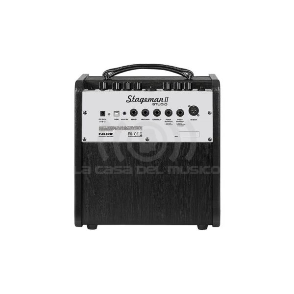 Amplificador Portatil NUX de Guitarra Acústica Stageman II AC-60