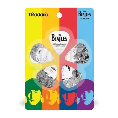 Daddario 1CWH4-10B1 Uñetas Beatles Rev. (.70mm) 10 pack