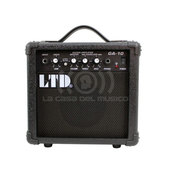 LTD Pack Guitarra Eléctrica EC-10 Black Satin