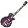 VINTAGE GUITARRA ELECTRICA V100 REISSUED - PURPLE FLAMED C/ PUENTE BIGSBY