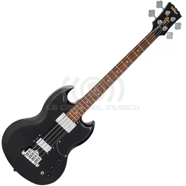 Vintage VS4 Bajo Electrico Reissued – Gloss Black