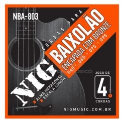 NIG NBA-803 Bronze Set 4 Cuerdas Bajo Electroacustico 40-95