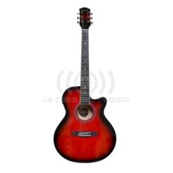 Guitarra Electroacústica Red Zaragoza ZA-521CEQ/RD