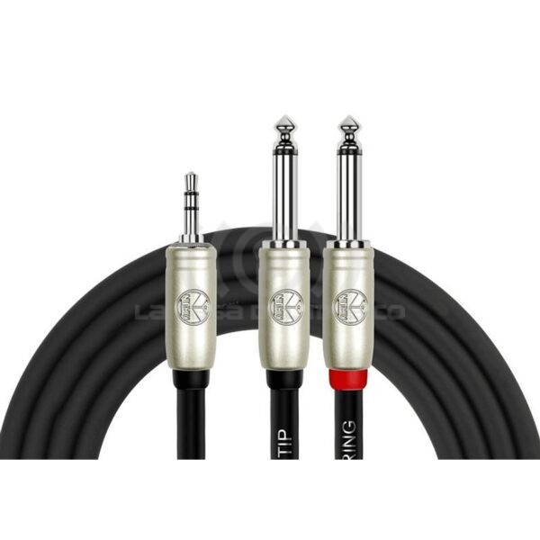 Kirlin Cable Y Miniplug Stereo a 2 Plug Mono Y-362PR-2M