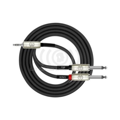 Kirlin Cable Y Miniplug Stereo a 2 Plug Mono Y-362PR-2M