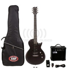 LTD Pack Guitarra Eléctrica EC-10 Black Satin