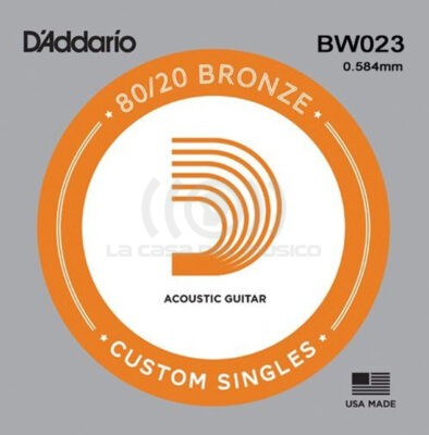 Daddario Cuerda suelta calibre .047 80/20 Bronze BW023