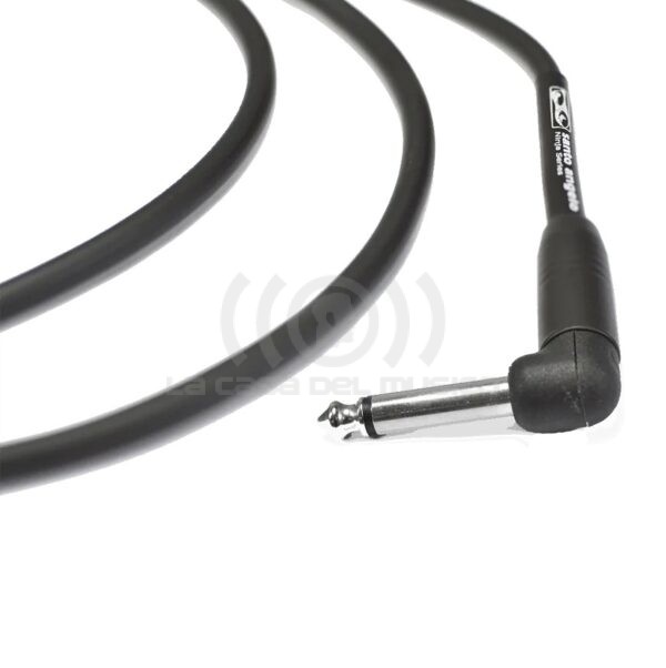 Santo Angelo NINJA Cable Instrumentos Plug ¼» Recto A Plug ¼» L 90° OFHC | 6.10 Mt
