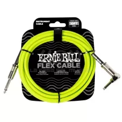Cable de instrumento Ernie Ball Flex P06465 de 3 metros verde