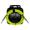 Cable de instrumento Ernie Ball Flex P06413 color rosado 3 Metros