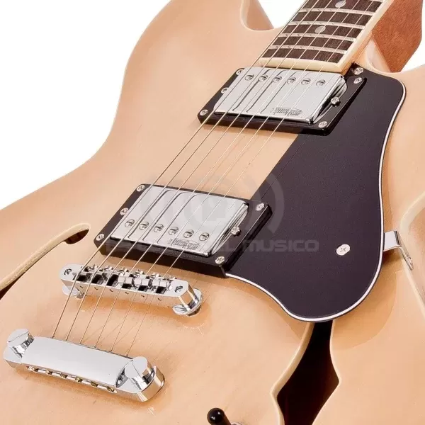 Guitarra Eléctrica Semihollow Natural Maple Vintage VSA500MP
