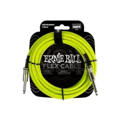 Cable de instrumento Ernie Ball P06419 color verde 6 Metros