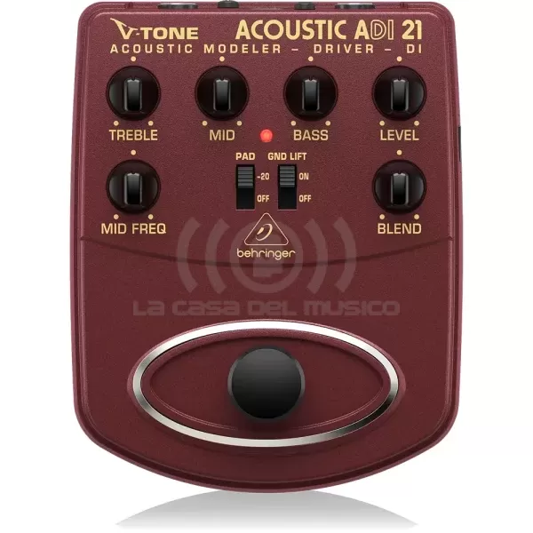 Pedal Modelador Acústico Behringer ADI21