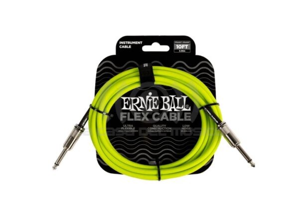 Cable de instrumento Ernie Ball P06414 color verde