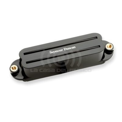 Seymour Duncan SCR-1n Cool Rails Strat Cápsulas Guitarra Eléctrica Neck Single Coil Cover: Black