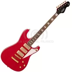 Guitarra eléctrica vintage JDV34 Joe Doe 'Gas Jockey Gas Pump Red con Case