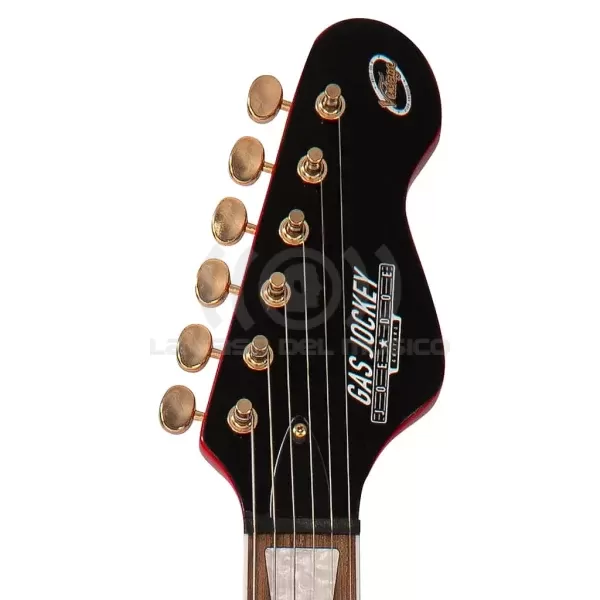 Guitarra eléctrica vintage JDV34 Joe Doe ‘Gas Jockey Gas Pump Red con Case