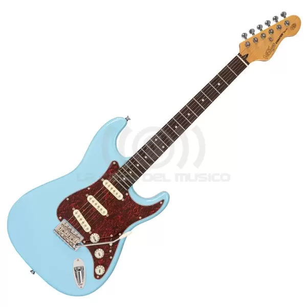 Guitarra Eléctrica Stratocaster Laguna Blue Vintage V60 Coaster V60LB