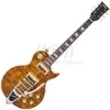 Guitarra Eléctrica Les Paul c/Bigsby Flamed Thru Black Vintage V100BLB