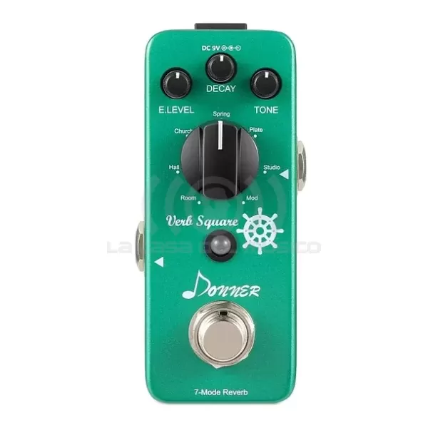 Pedal Reverb Verb Square 7 Mode EC965 Donner