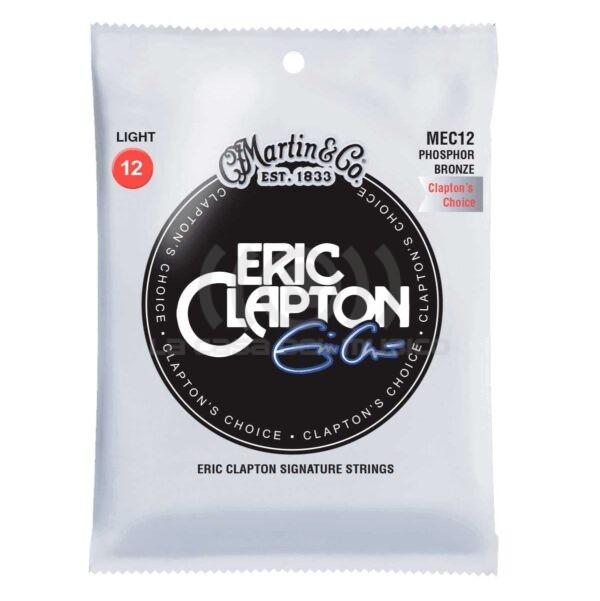 MARTIN GUITARS MEC12 Eric Clapton Phosphor Bronze 012-054 Light