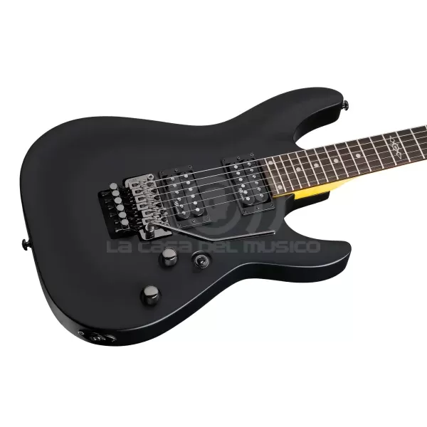 SGR by Schecter C-1 FR Midnight Satin Black Guitarra Eléctrica