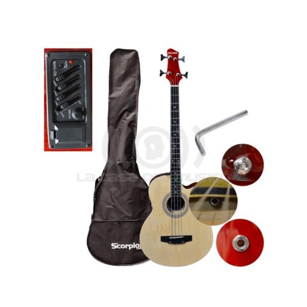 Scorpion Bajo electroacustico MB-812 Natural