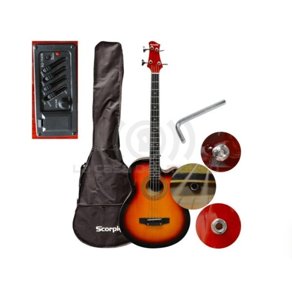 Scorpion Bajo electroacustico MB-812 Sunburst