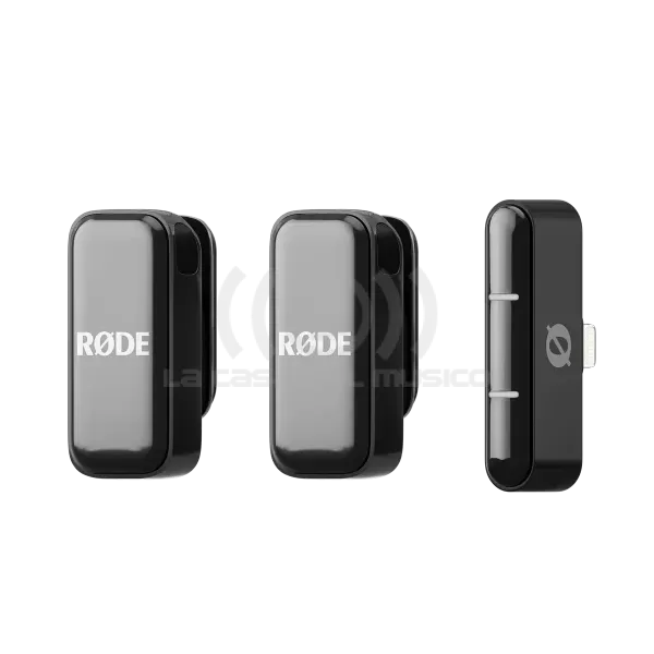 Rode Wireless Micro Microfono Inalámbrico portátil, para Iphone Lightning