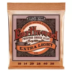 Cuerdas de guitarra acústica Ernie Ball P02150 Earthwood Extra Light Phosphor 10-50