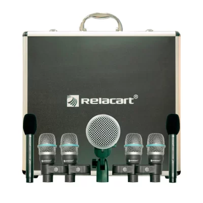 Relacart DMK007 Set de Micrófonos Batería 7 piezas
