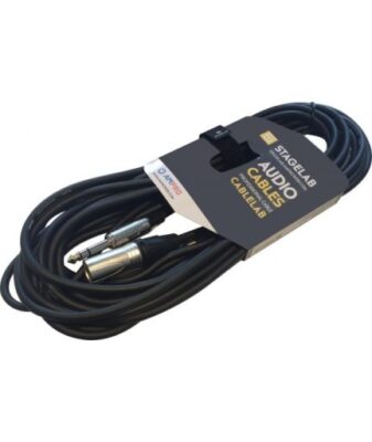 CABLELAB CLMXMST3 Cable Plug Stereo - XLR Macho de 3 Mts