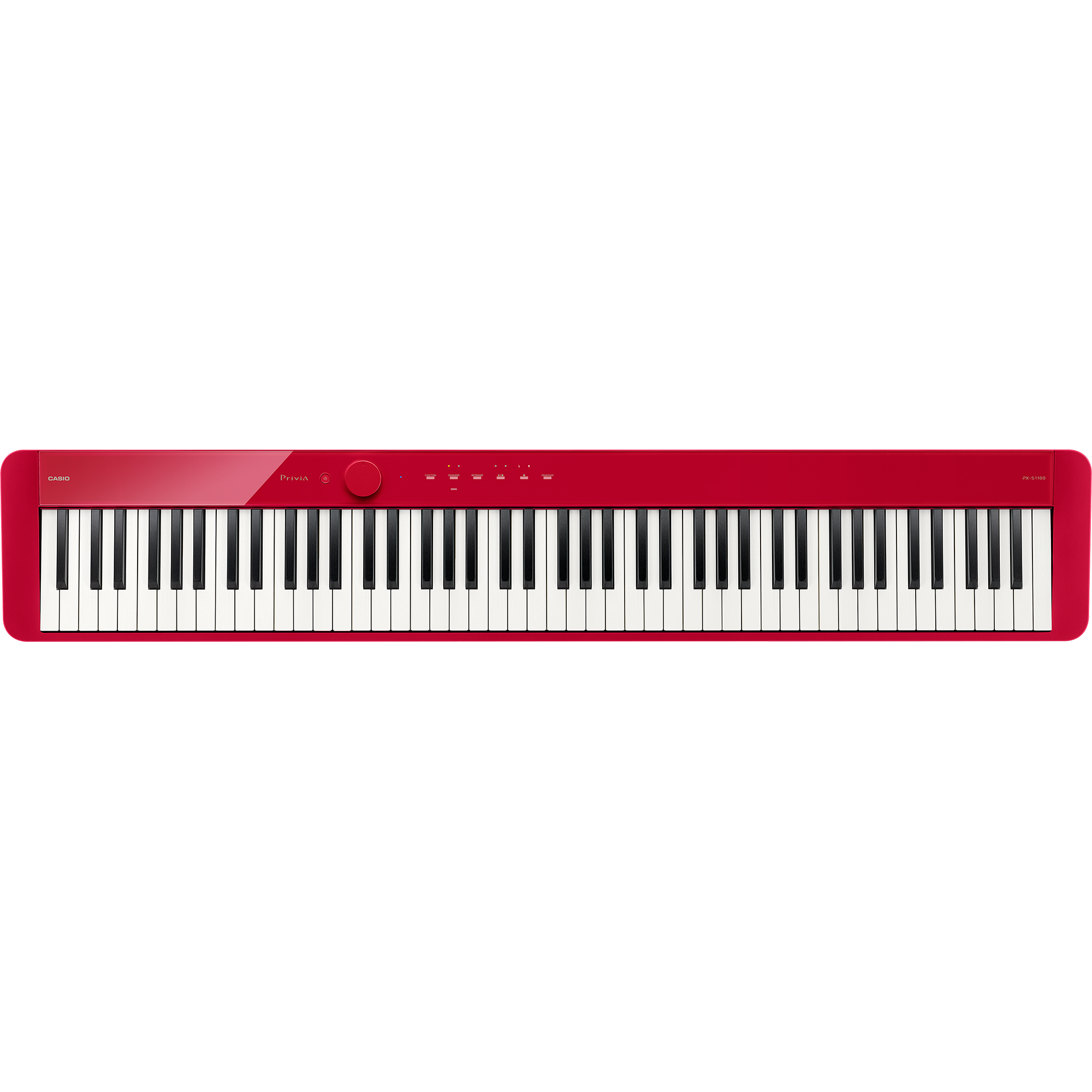 CASIO Piano Digital 88 Teclas Privia Rojo PX-S1100RDC2 CASIO Piano Digital 88 Teclas Privia Rojo PX-S1100RDC2
