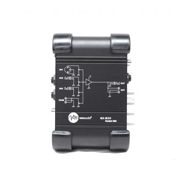 VMR AUDIO MIX-BOX Mixer de 5 canales con adaptador 12v con transformador VMR AUDIO MIX-BOX Mixer de 5 canales con adaptador 12v con transformador - Imagen 4