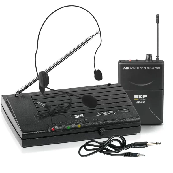 MICROFONO INALAMBRICO DE CINTILLO SKP VHF 895