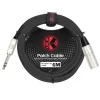 Cable audio Kirlin TRS a TRS 1.5 metros AP249PR-1.5M