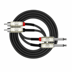 Kirlin AP403PR-3M-BK Cable 2 RCA a 2 Plug mono 2mt