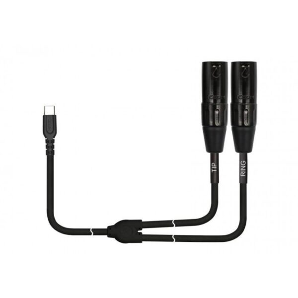 Kirlin USB C a 2 XLR macho 3 metros