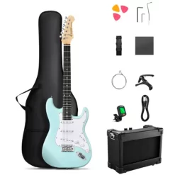 Donner EC6960 Pack Guitarra Eléctrica DST-80 Surf Green