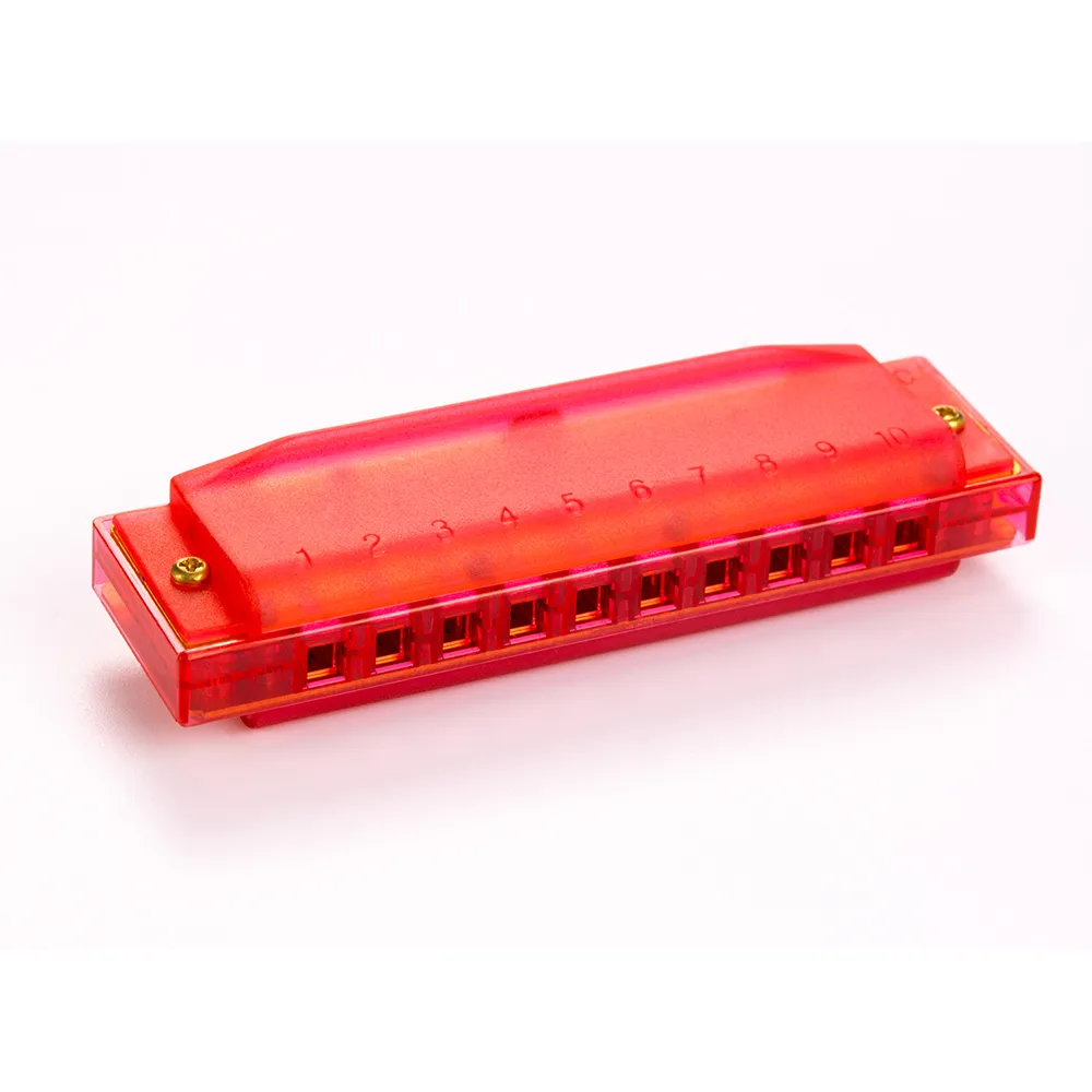 Armónica Diatónica En C Hohner Translucent M5254 – Rojo Armónica Diatónica En C Hohner Translucent M5254 - Rojo