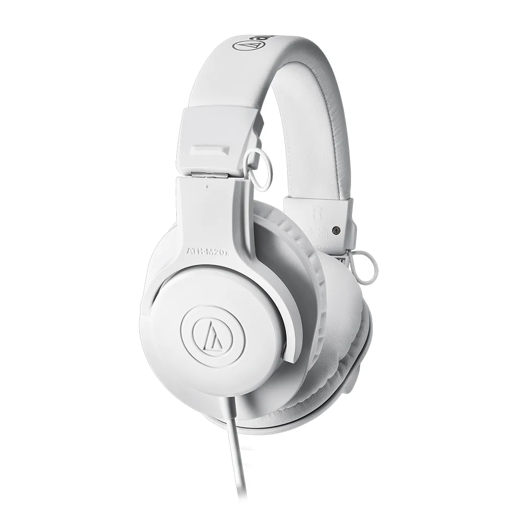 Audio-Technica ATH-M20xWH Audífonos De Monitoreo Blancos Audio-Technica ATH-M20xWH Audífonos De Monitoreo Blancos