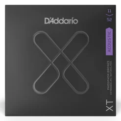 Cuerdas de guitarra acústica D´Addario XTABR1152 Custom Light Coated 11-52