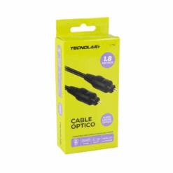 CABLE OPTICO TECNOLAB DE AUDIO 1.8MTS PARA DVD/RECEPTOR/BLUE RAY/DECODIFICADORES DIGITALES