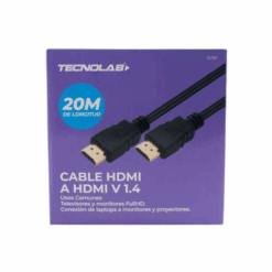 CABLE TECNOLAB HDMI V1.4 TV LED 3D/LCD/PLASMA, 20 METROS