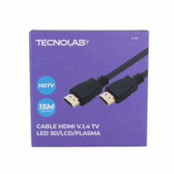 CABLE TECNOLAB HDMI V1.4. 15 METROS. NEGRO